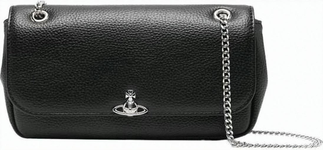 Vivienne Westwood Rectangular Crossbody Bag In Smooth Cowhide Leather