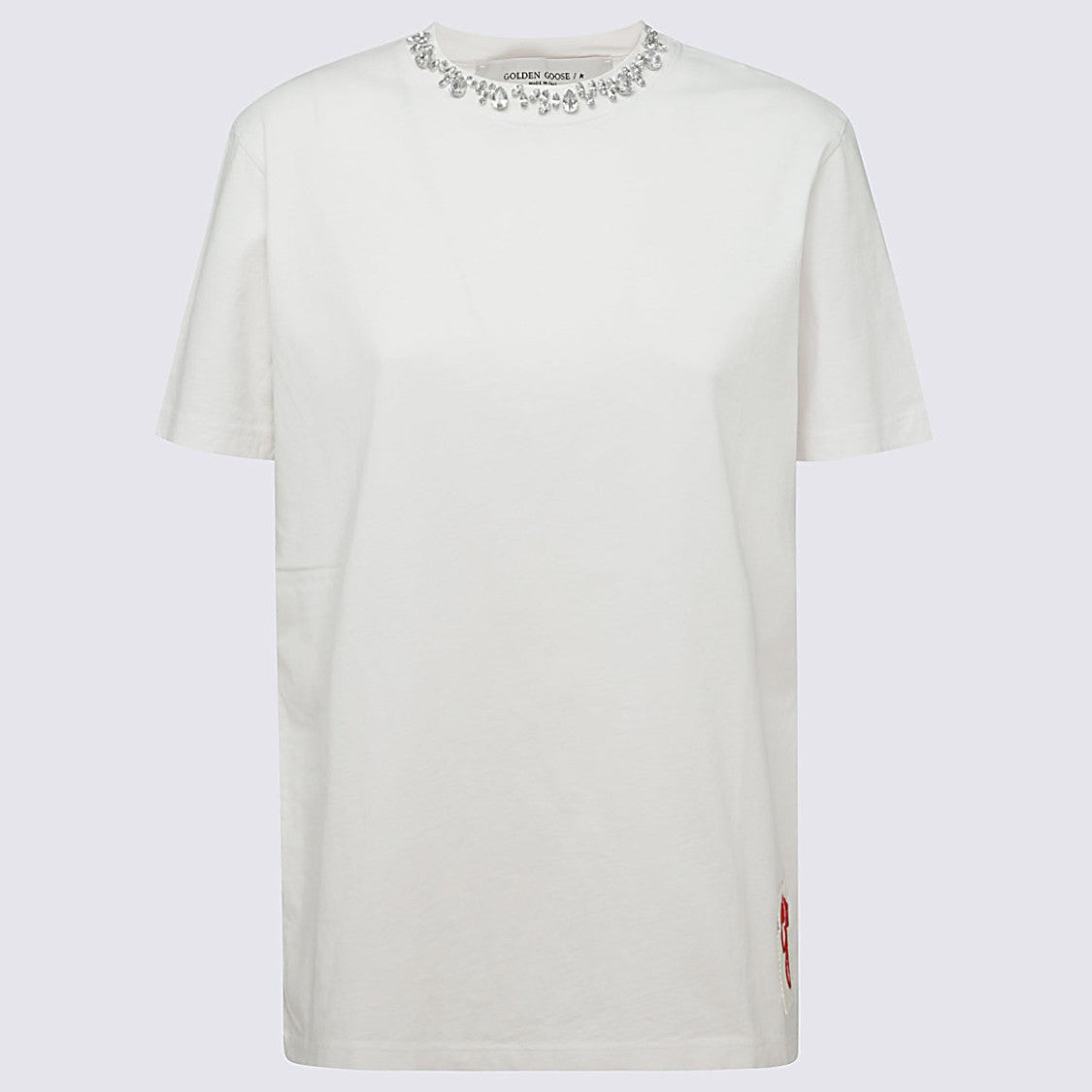 Golden Goose Off-White Cotton T-Shirt