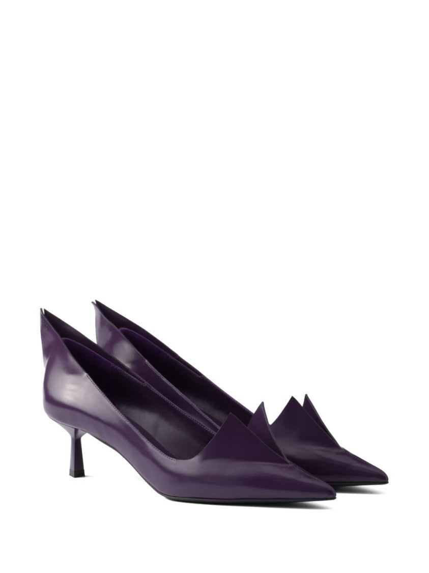 Prada Pointed Toe Pumps With Cutout Detail