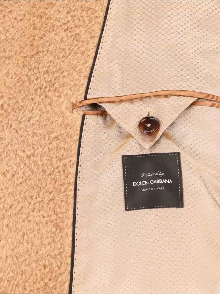 Dolce & Gabbana Double-Breasted Coat – Beige