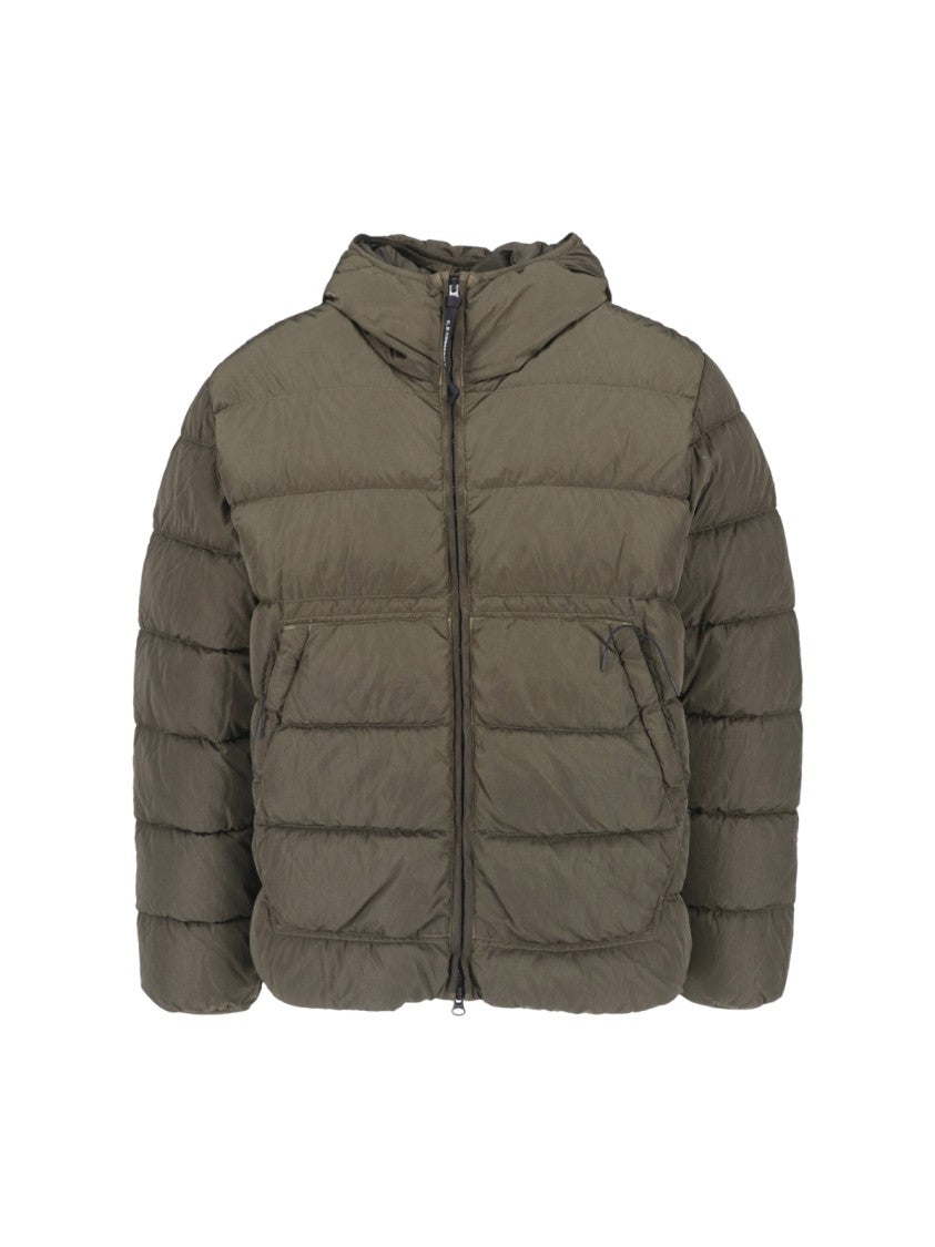 C.P. Company Green Chrome-R Technical Down Jacket