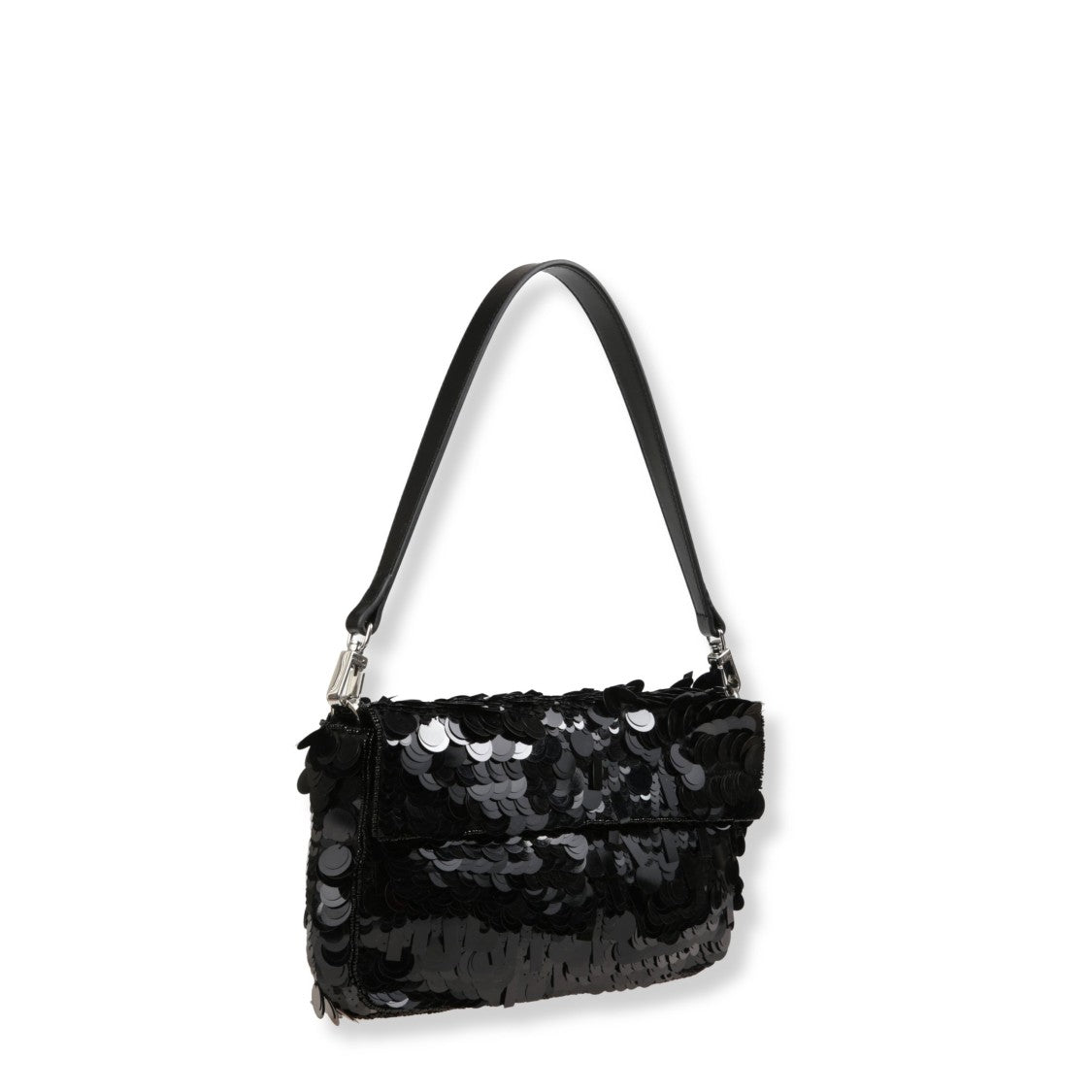 Staud Sequined Rectangular Shoulder Bag With Detachable Strap