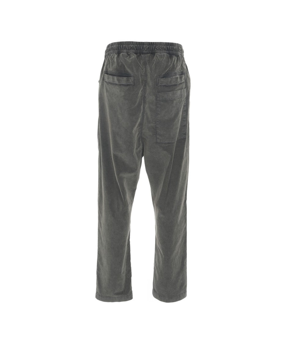 Thom Krom Casual Grey Joggers With Drawstring Waist