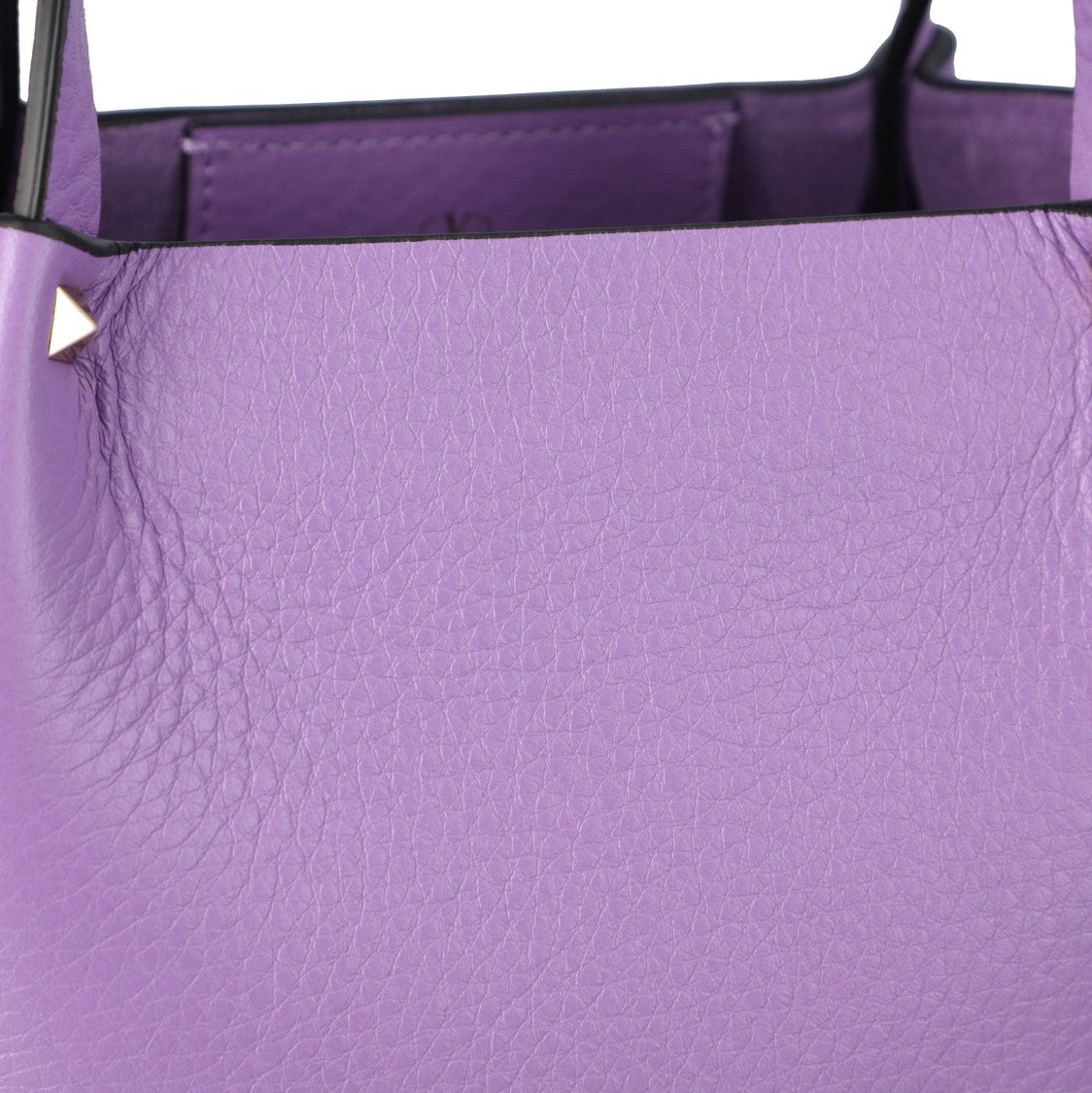 Valentino Rockstud-Embellished Tote Bag Purple