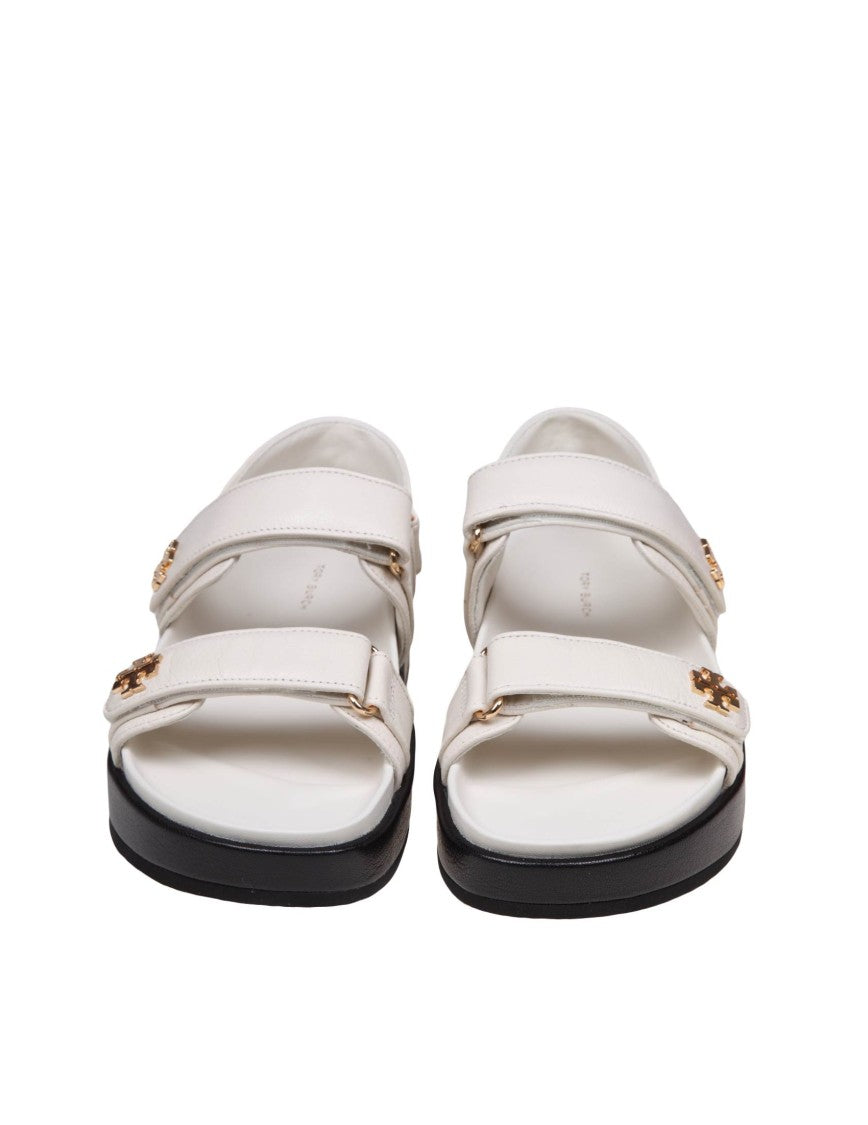 Tory Burch Kira Sport Sandal In Ivory Leather