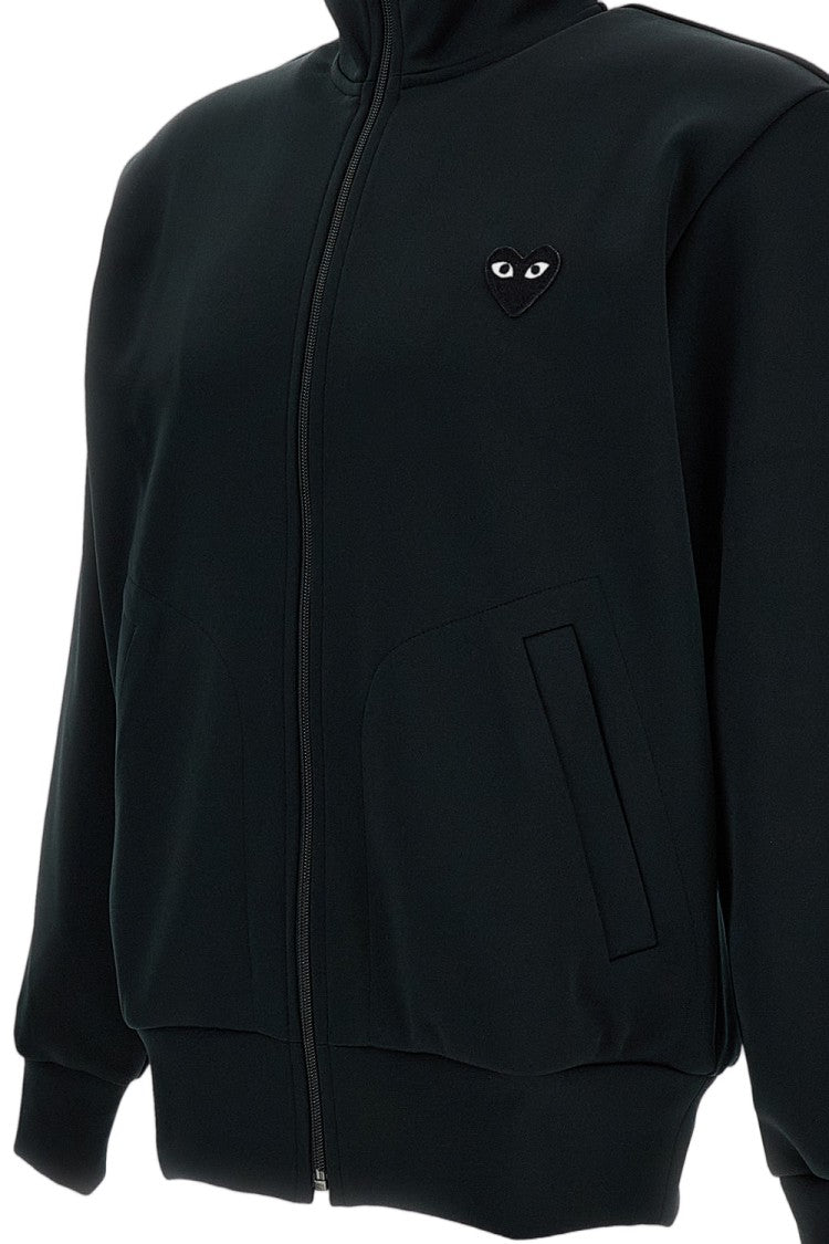 Comme Des Garçons Cotton High-Neck Sweatshirt