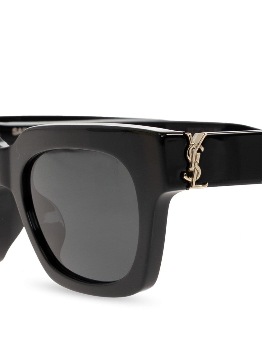 Saint Laurent M175 Rectangular Black Frame Sunglasses