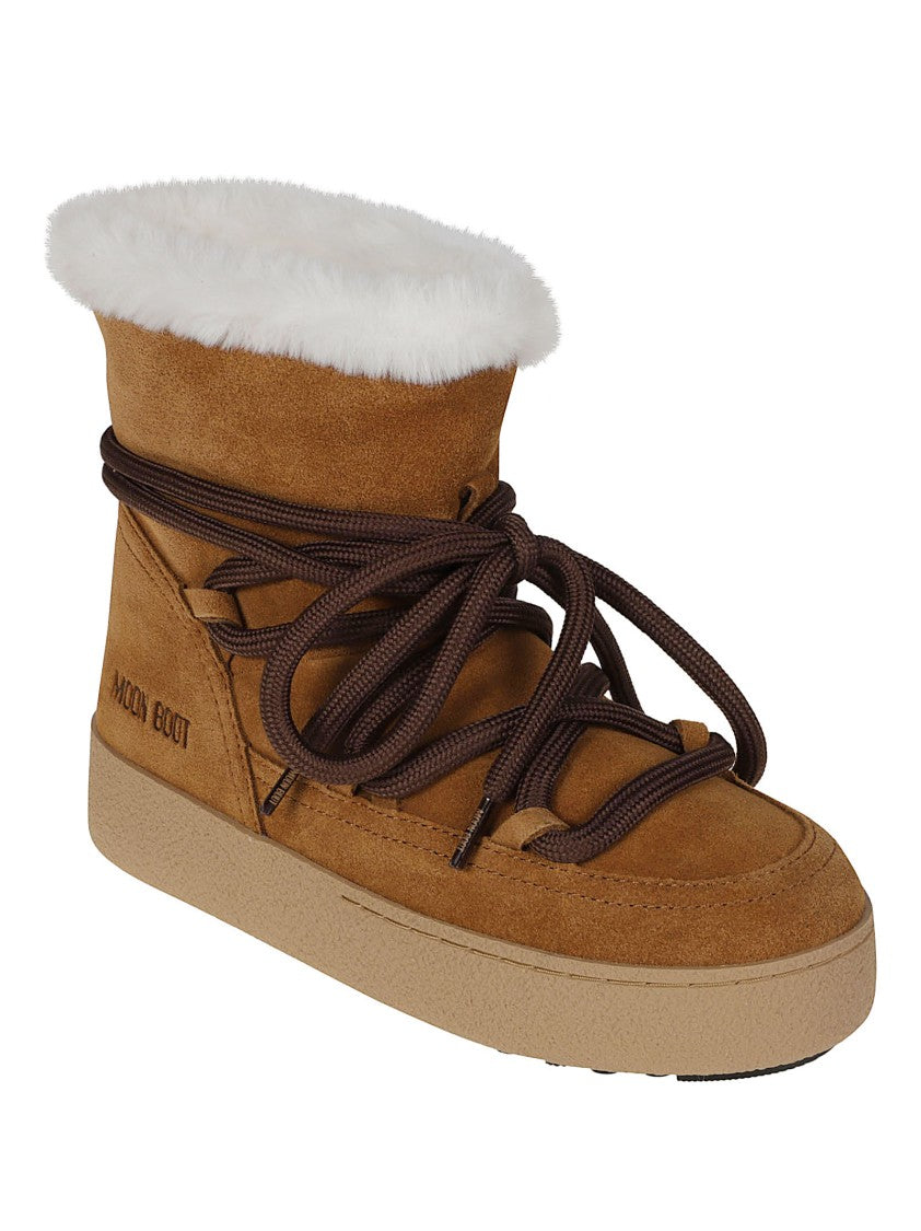 Moon Boot Ltrack Sofia Cow Suede Ankle Boots