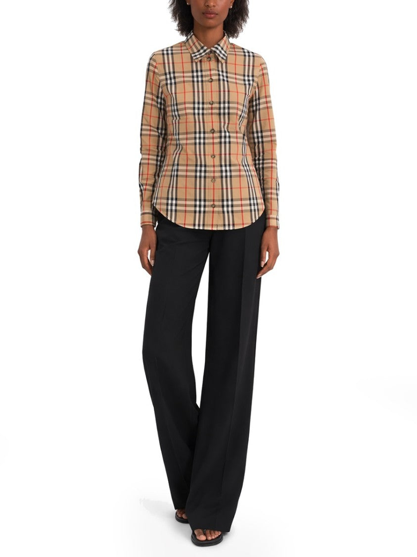 Burberry Burberry Warm Beige Check Casual Shirt