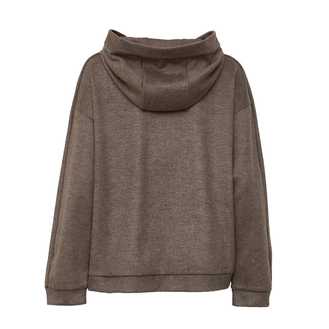 Max Mara Vetrino Logo Detail Jersey Drap Hoodie