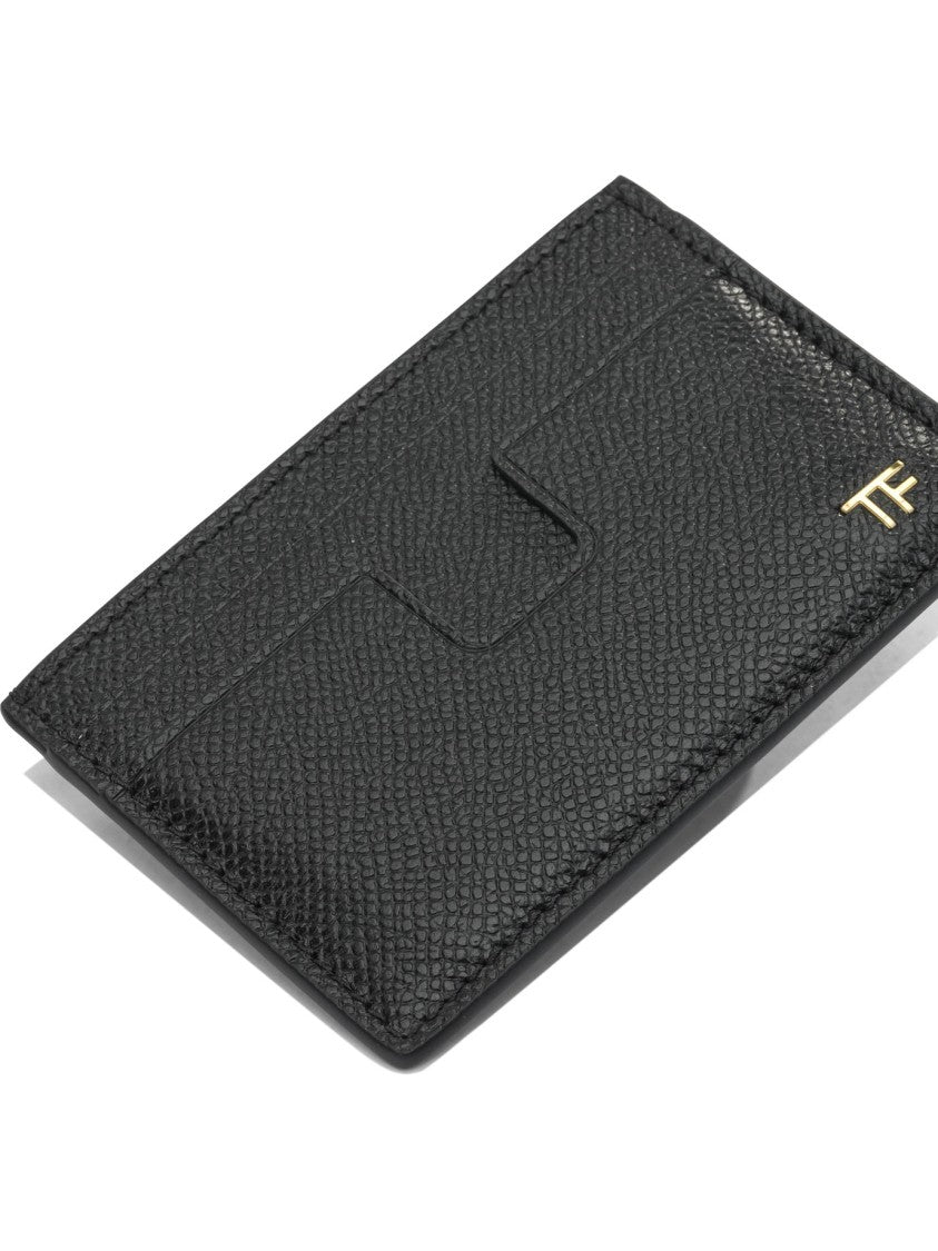 Tom Ford Small Grain Leather Card Holder