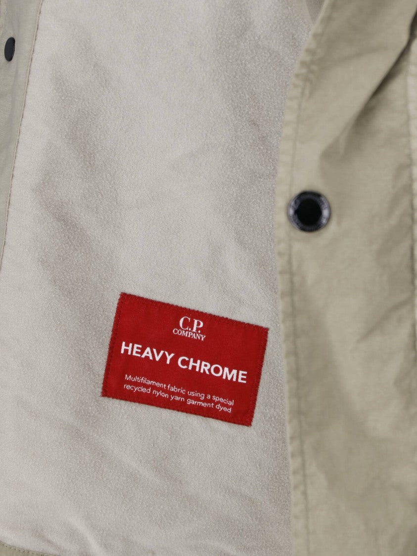 C.P. Company Hooded Heavy Chrome-R Jacket With Distinctive Goggle Lenses