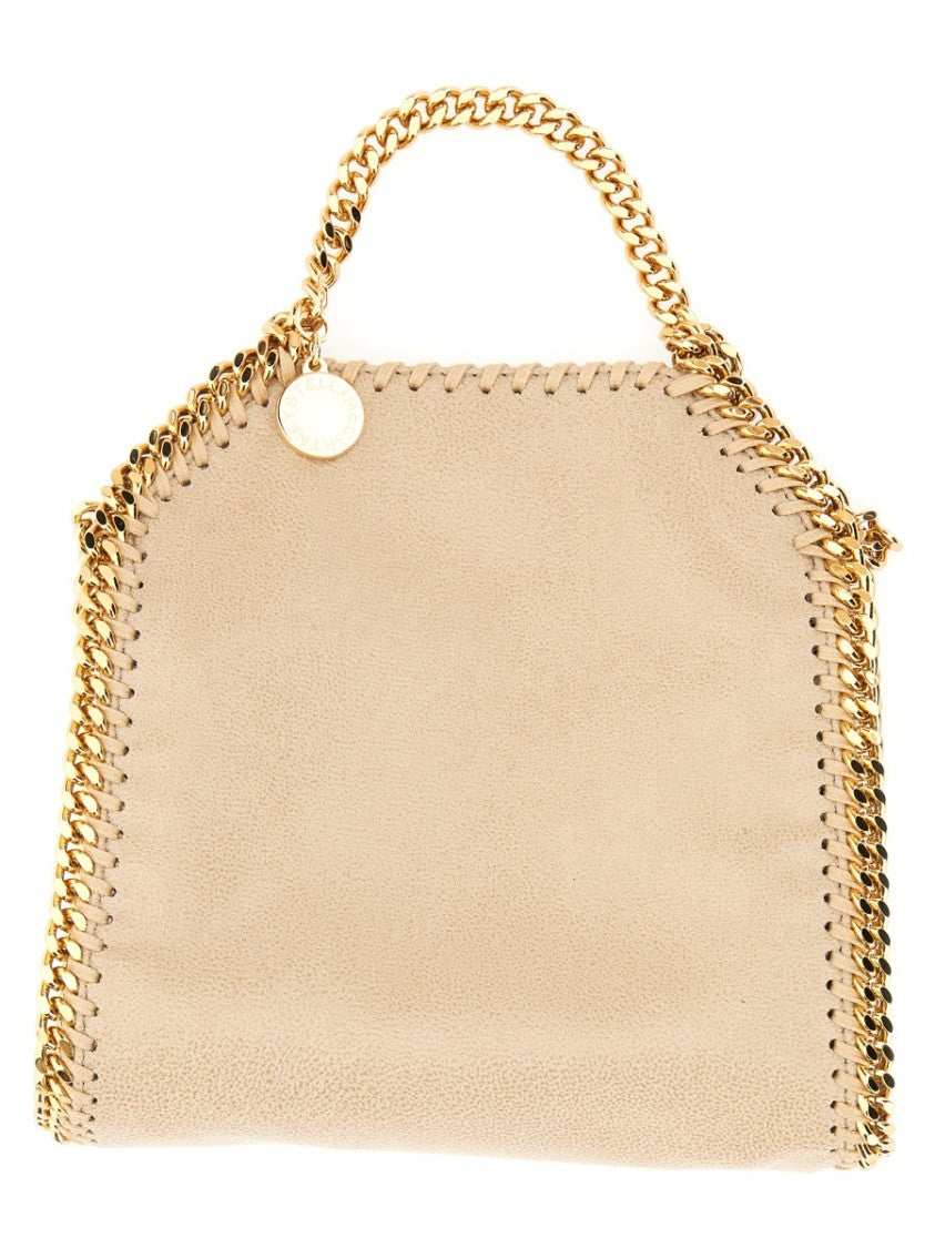Stella Mccartney Structured Handbag With Gold-Tone Chain Details