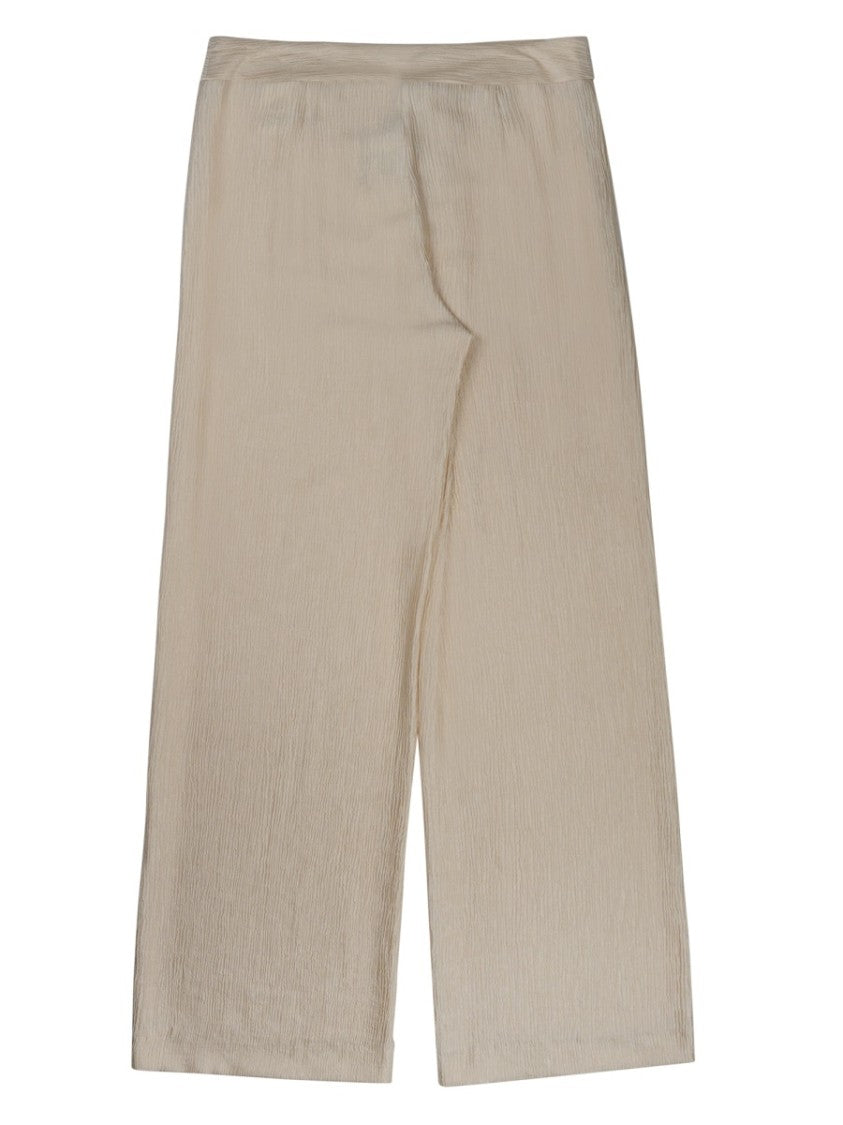 Oscar The Collection Straight-Leg Trousers With Textured Fabric