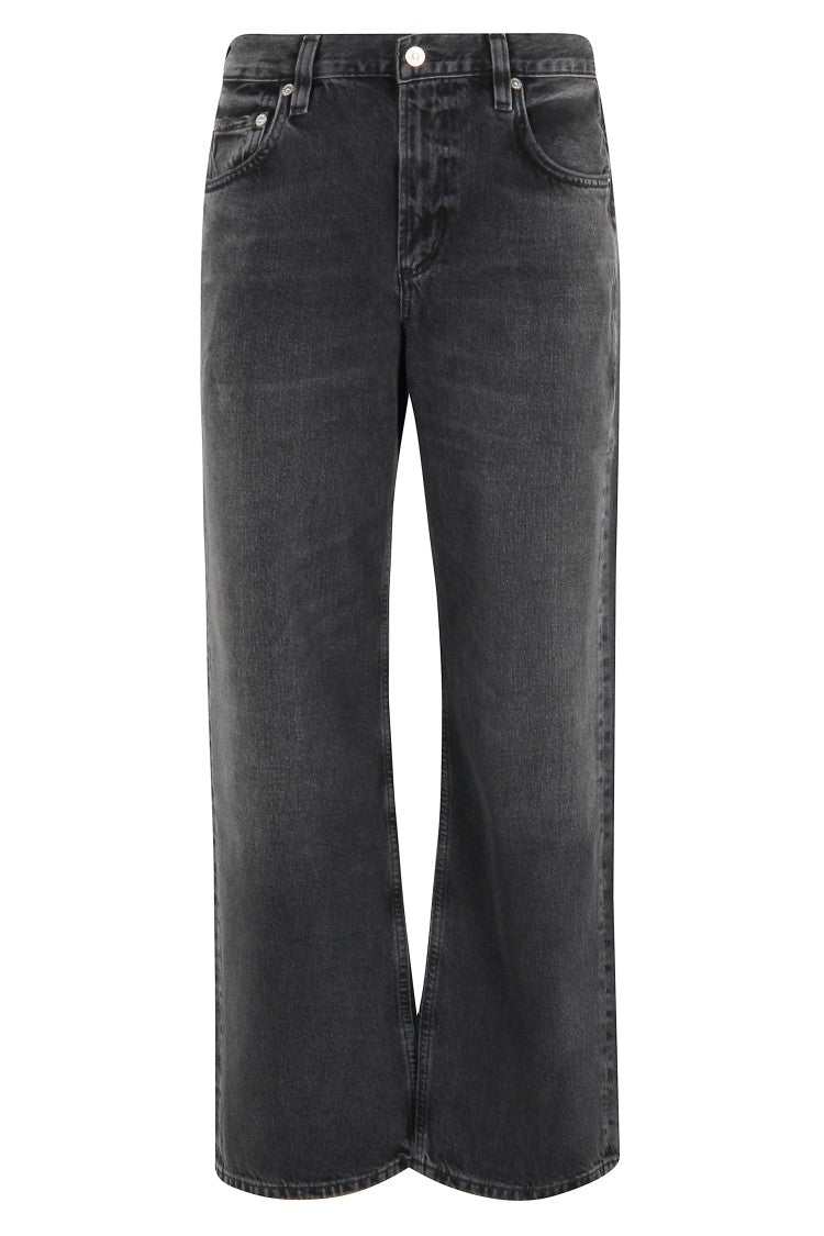 Citizens Of Humanity Low-Rise Straight-Leg Jeans With Vintage Wash