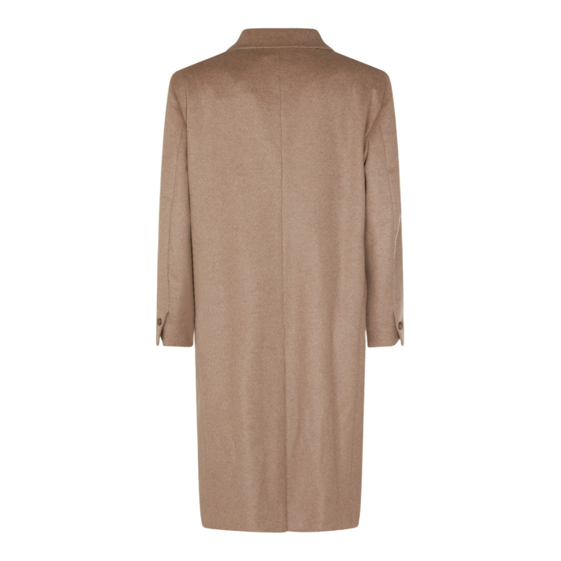 Hevo Long Double-Breasted Coat With Classic Lapel