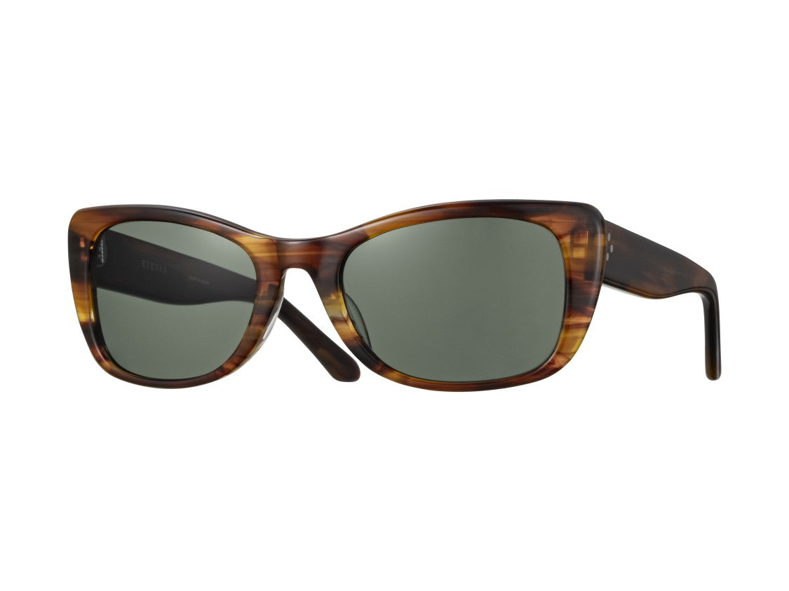 Eyevan Tortoiseshell Gentry-E Square Sunglasses