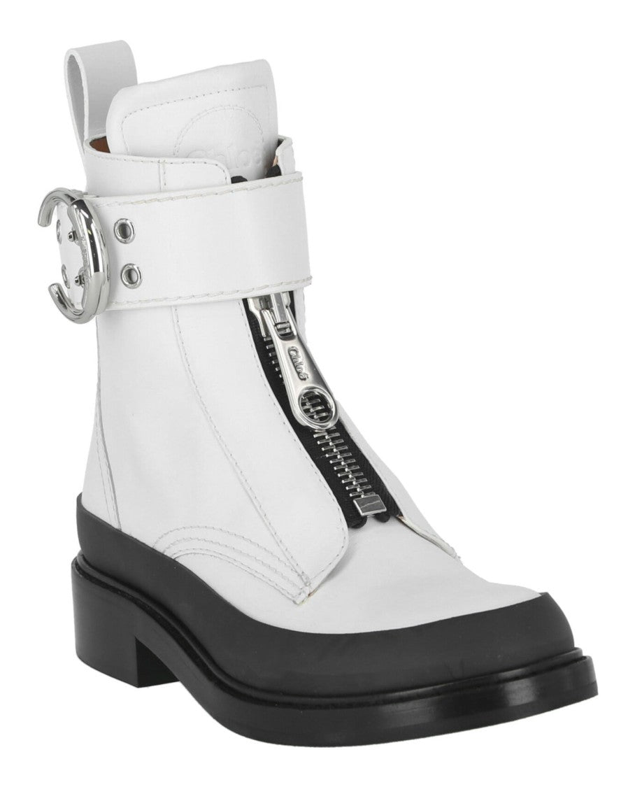 Chloé Roy Leather Ankle Boots