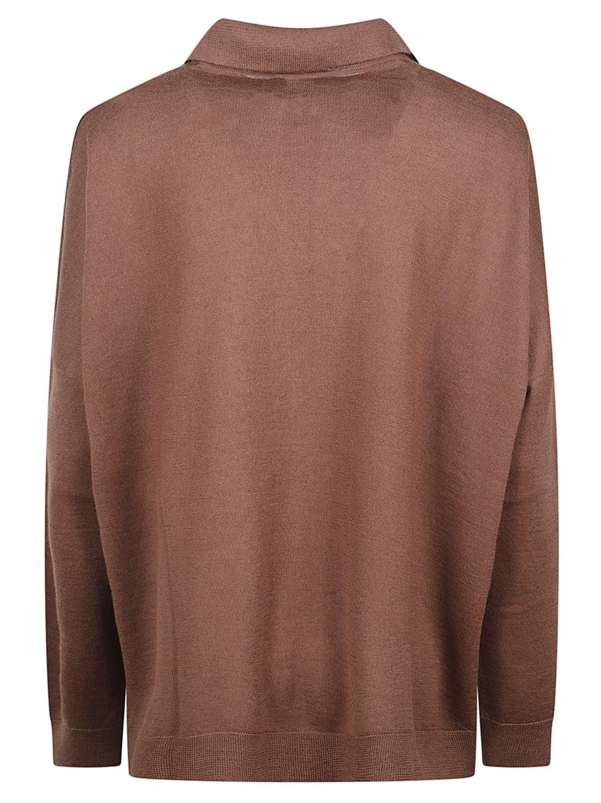 Be You Brown Button-Up Shirt