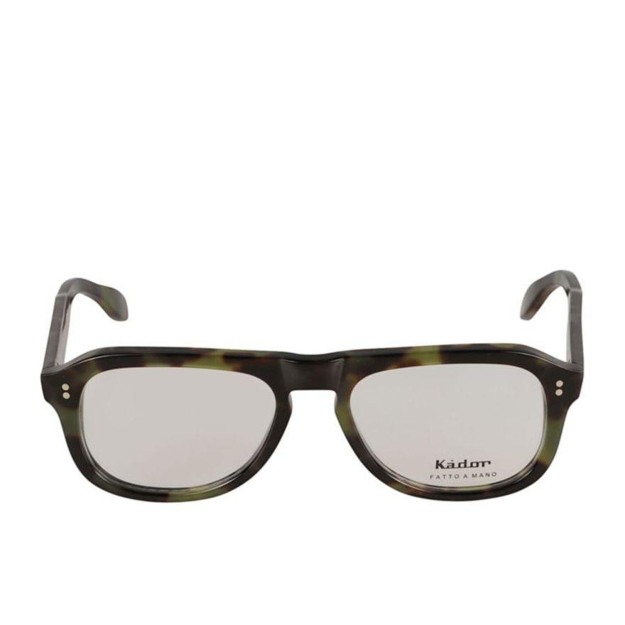 Kador Bravo Polished Tortoiseshell Frame Eyeglasses With Metallic Accents