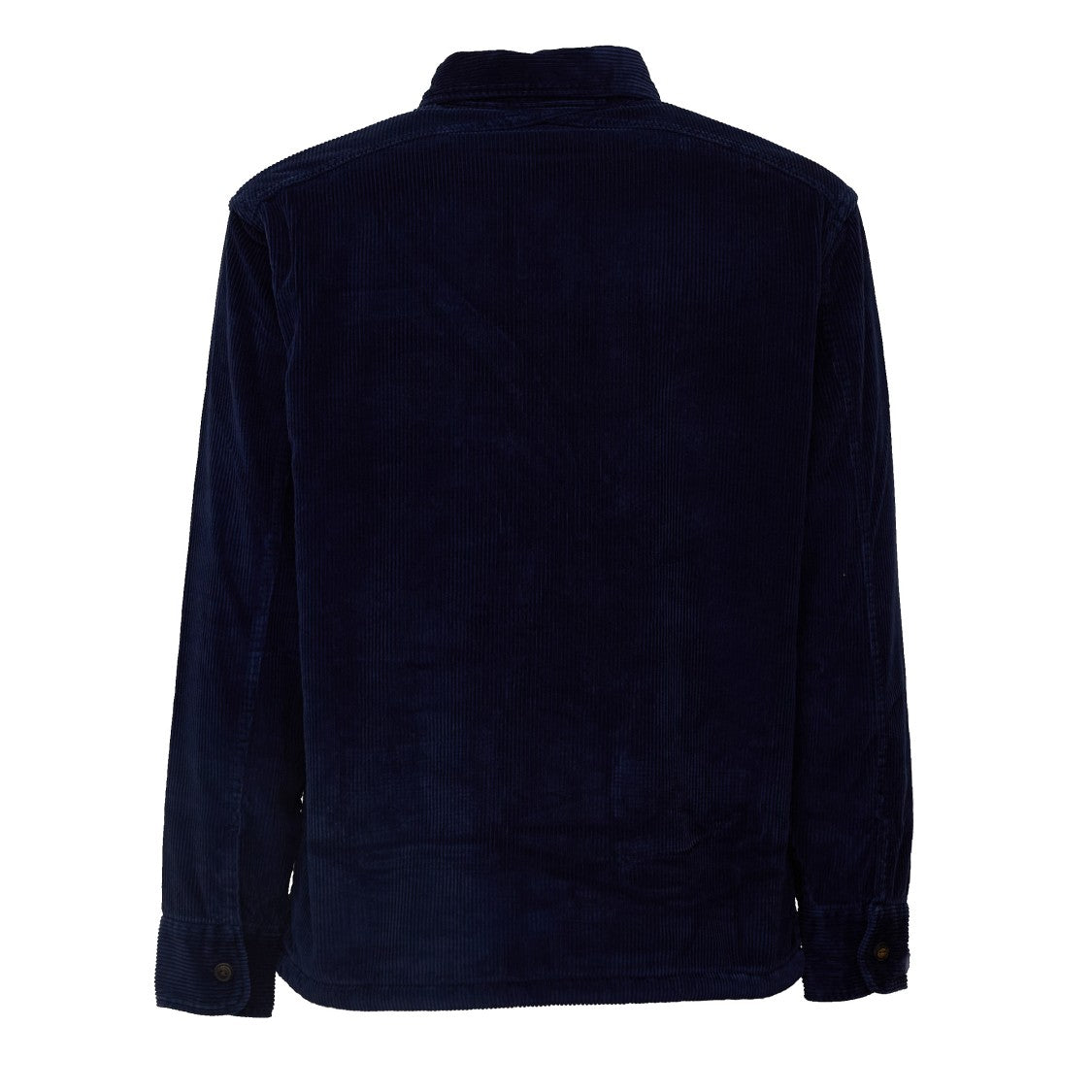 Polo Ralph Lauren Blue Sport Shirt 8 Wale Corduroy Wool-Lined Shirt