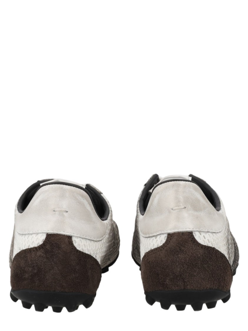 Maison Margiela White Sprinters Suede Overlay Sneakers
