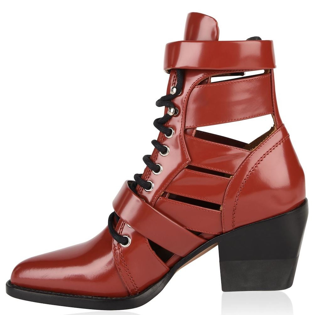 Chloé Rylee Medium Cut-Out Boots
