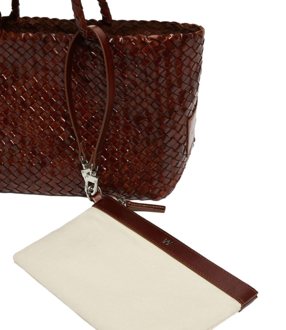 Max Mara Cuoio Brown Wkaorli Leather Handbag