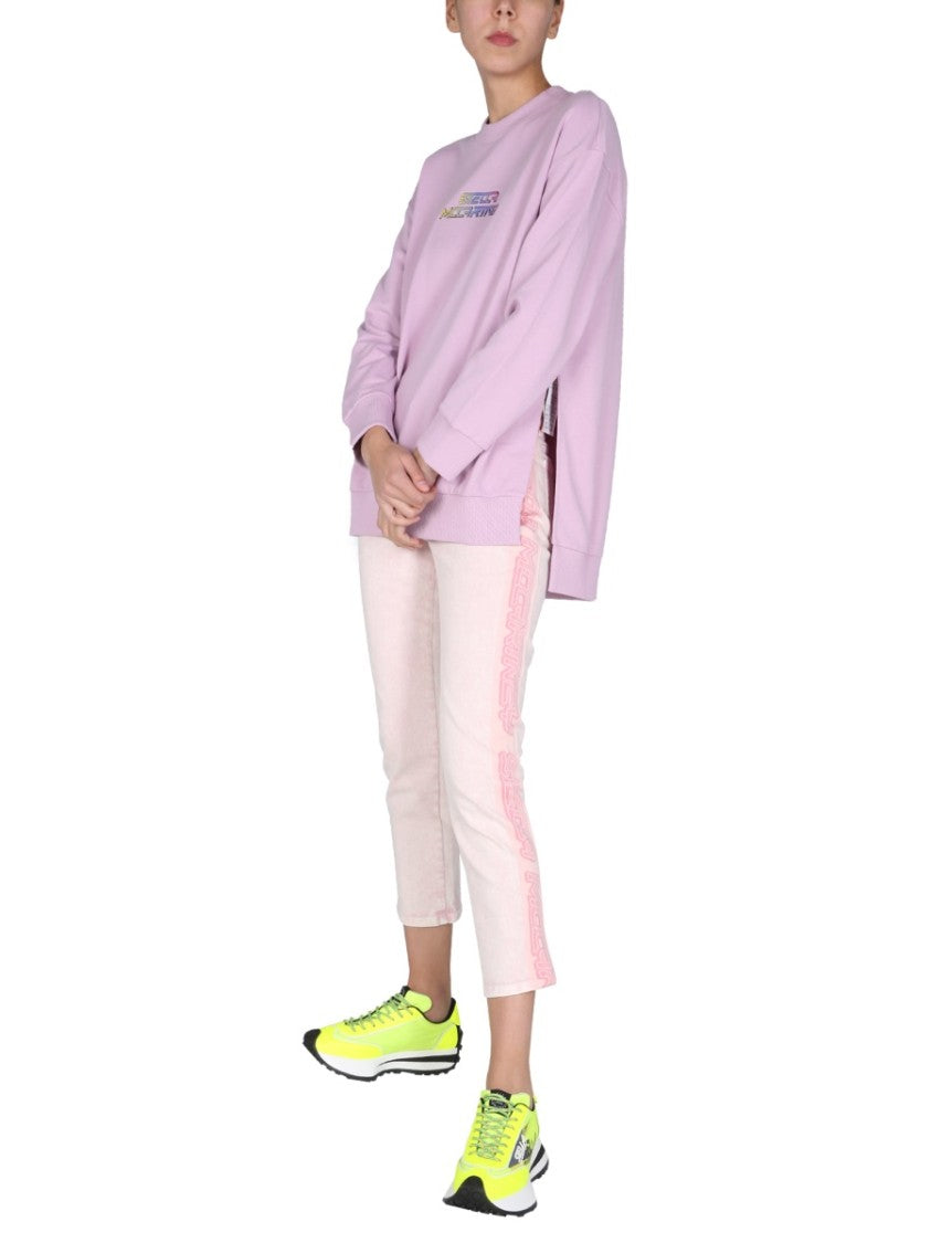 Stella Mccartney Soft Lilac Crew Neck Sweatshirt