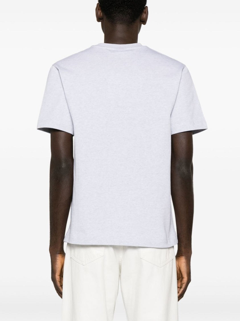 Jacquemus Minimalist Grey T-Shirt With Classic Crew Neckline