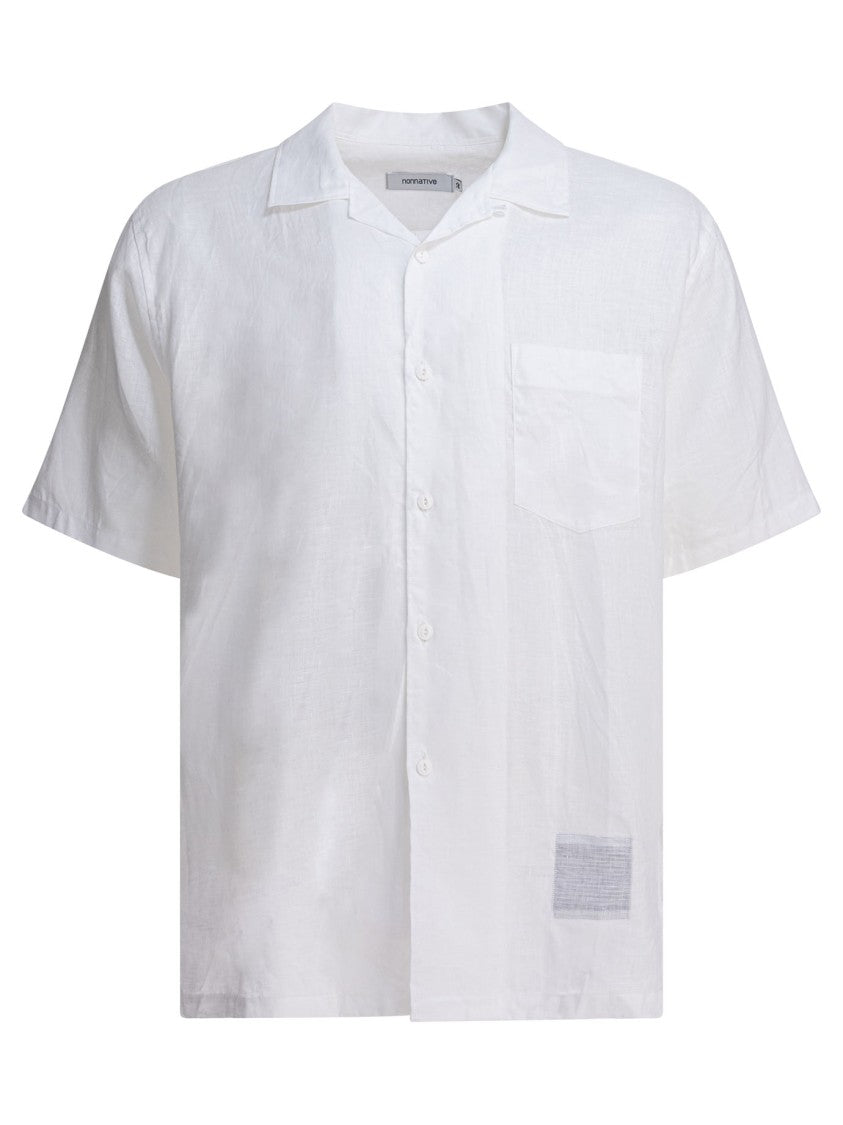 Nonnative Classic Short-Sleeved Linen Shirt