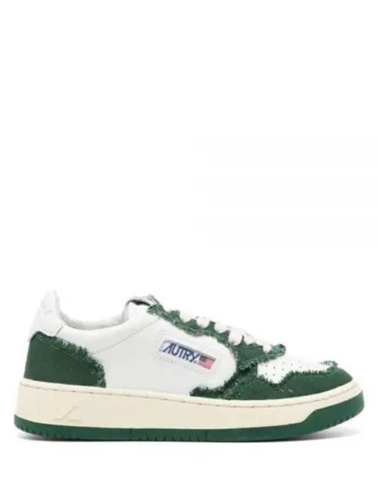 Autry Low-Top Sneakers With Smooth And Textured Accents
