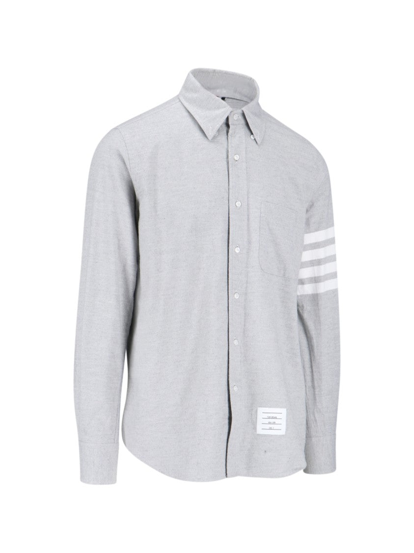Thom Browne "4-Bar" Shirt – Grey