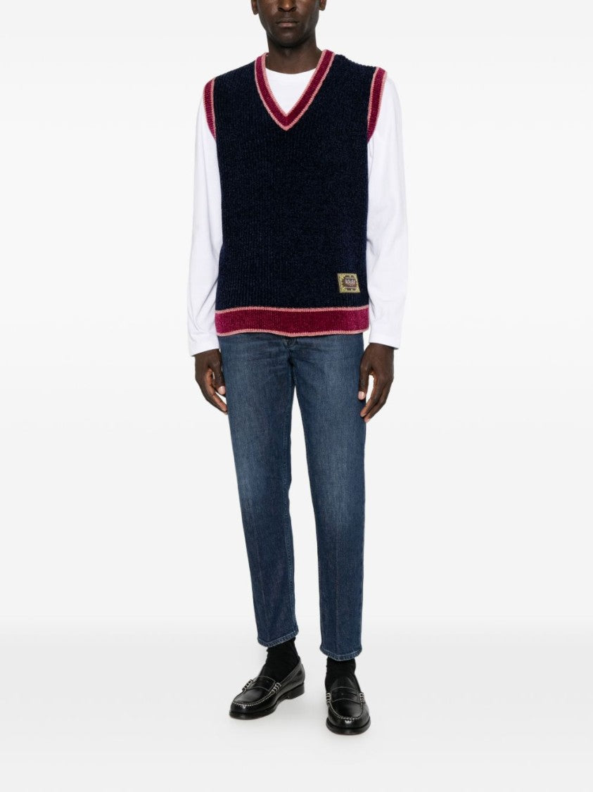 Cycle Indigo Five-Pocket Straight-Leg Jeans