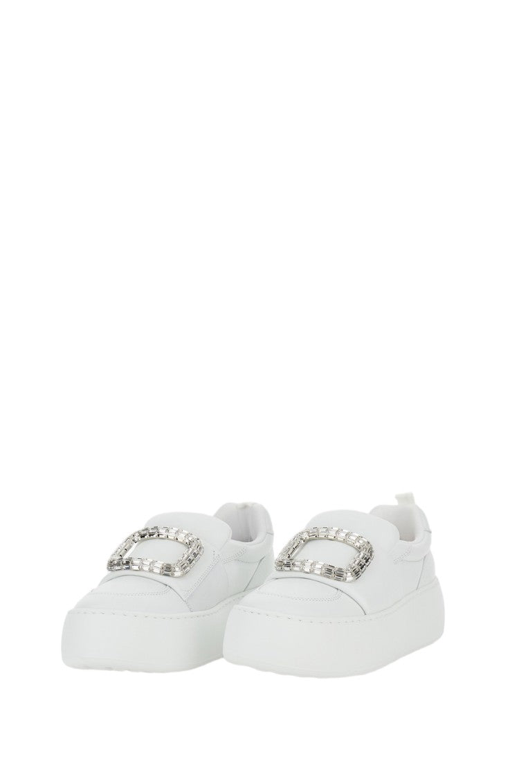 Roger Vivier Low-Top Sneakers With Smooth Surfaces