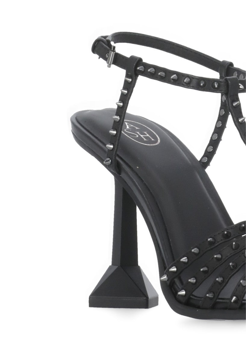 Ash Black Desire Heel Leather Shoes