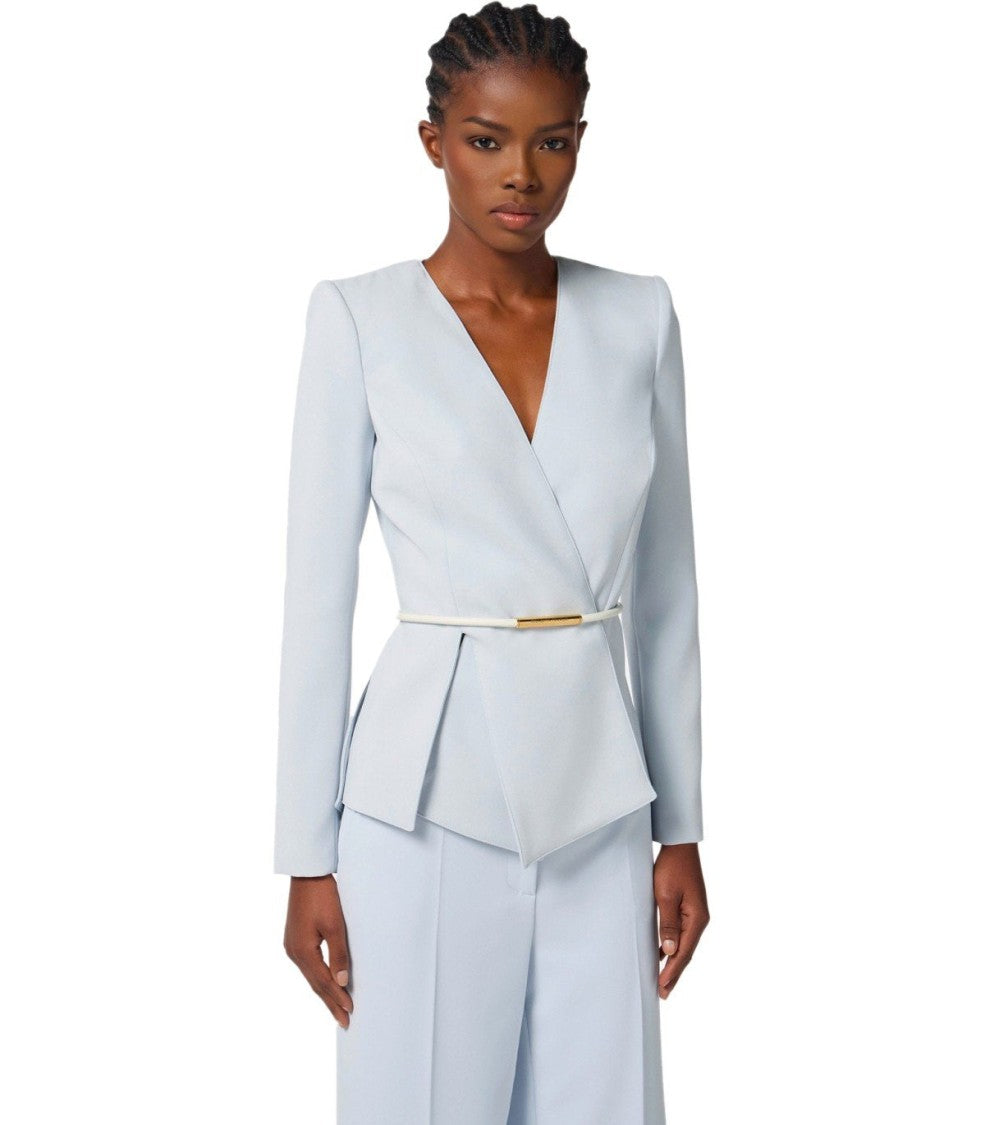Elisabetta Franchi Starlight Belted Blazer