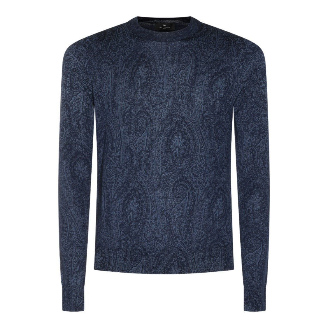 Etro Intricate Paisley Pattern Crew Neck Sweater