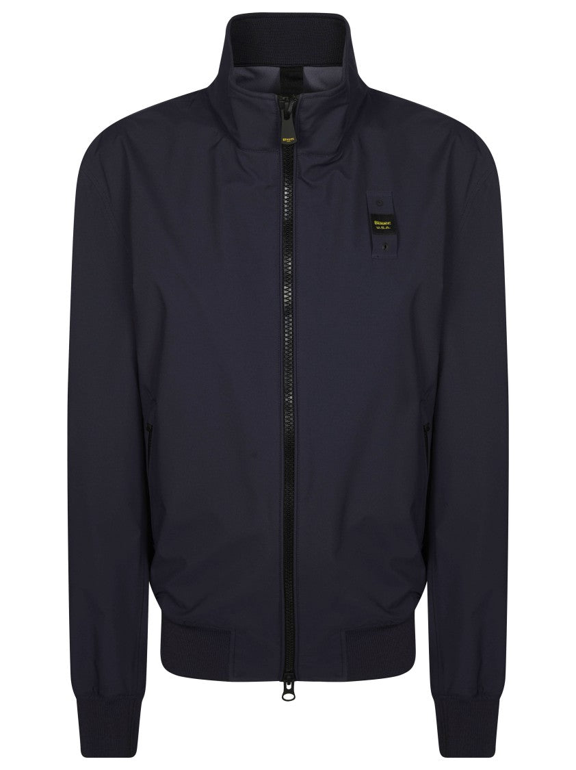 Blauer Anson High Collar Branded Patch Bomber