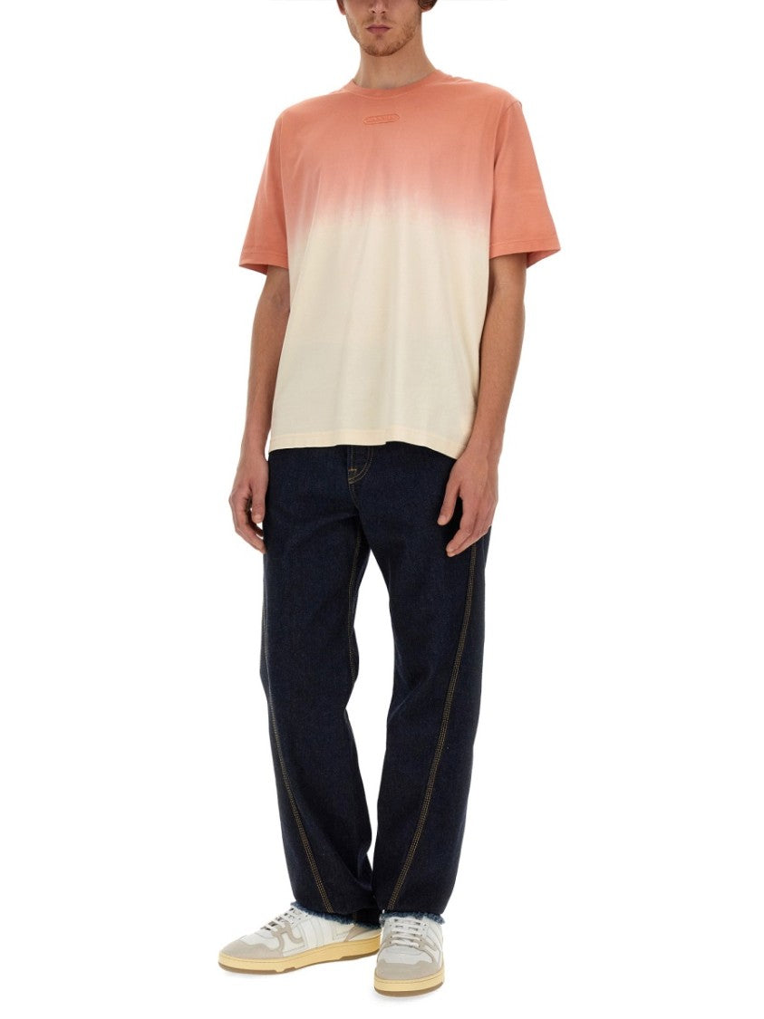 Lanvin Relaxed Fit Twisted Seam Denim Jeans