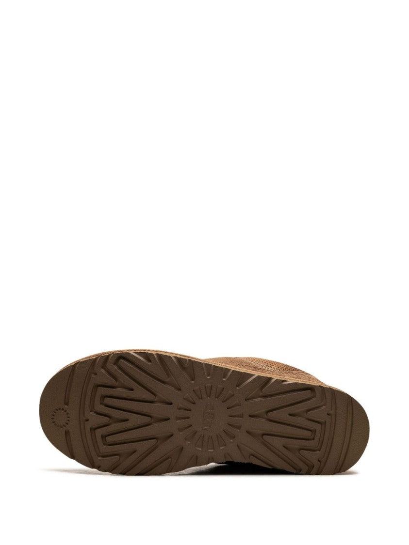 Ugg Low-Top Sneakers With Leather-Textile Blend