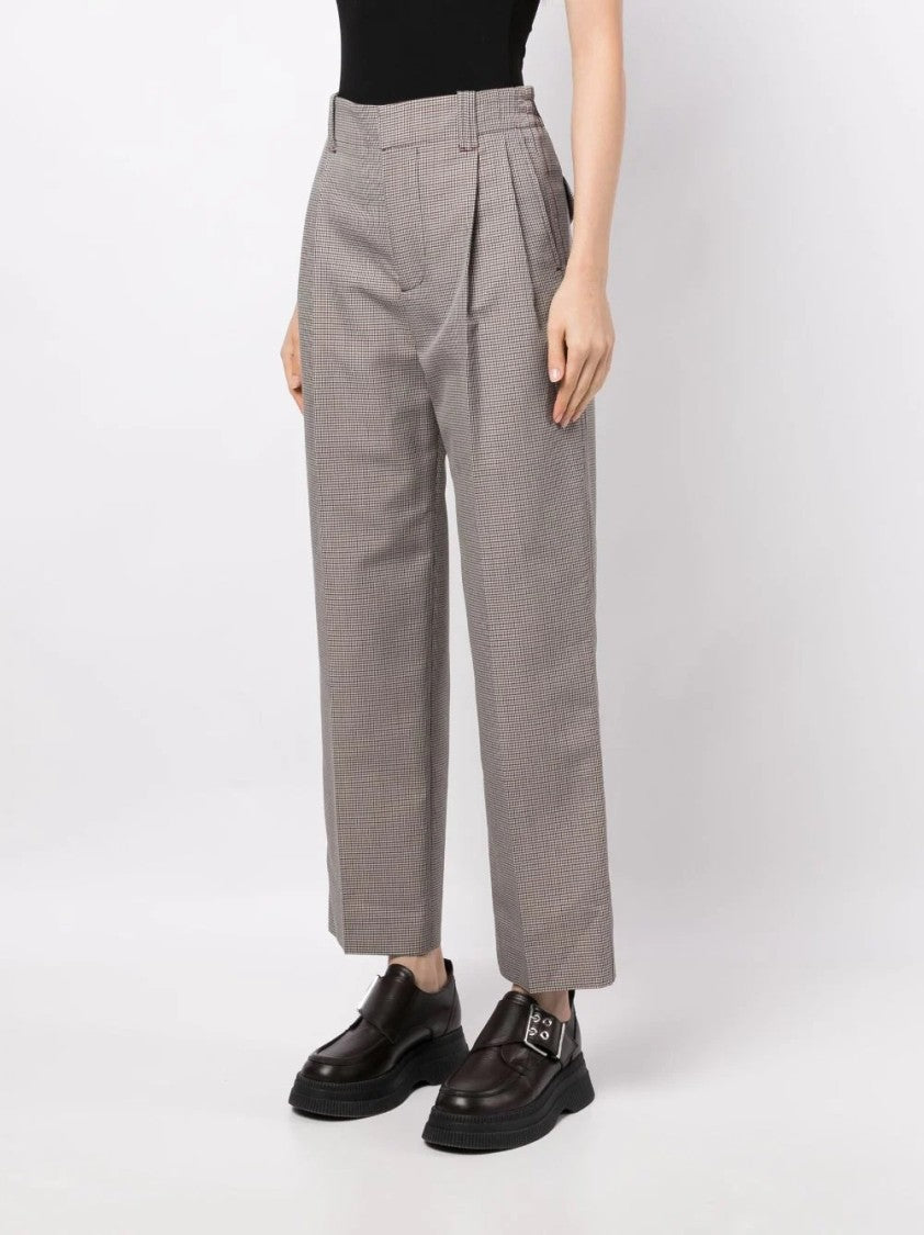 Marni Taupe Wide-Leg Pants