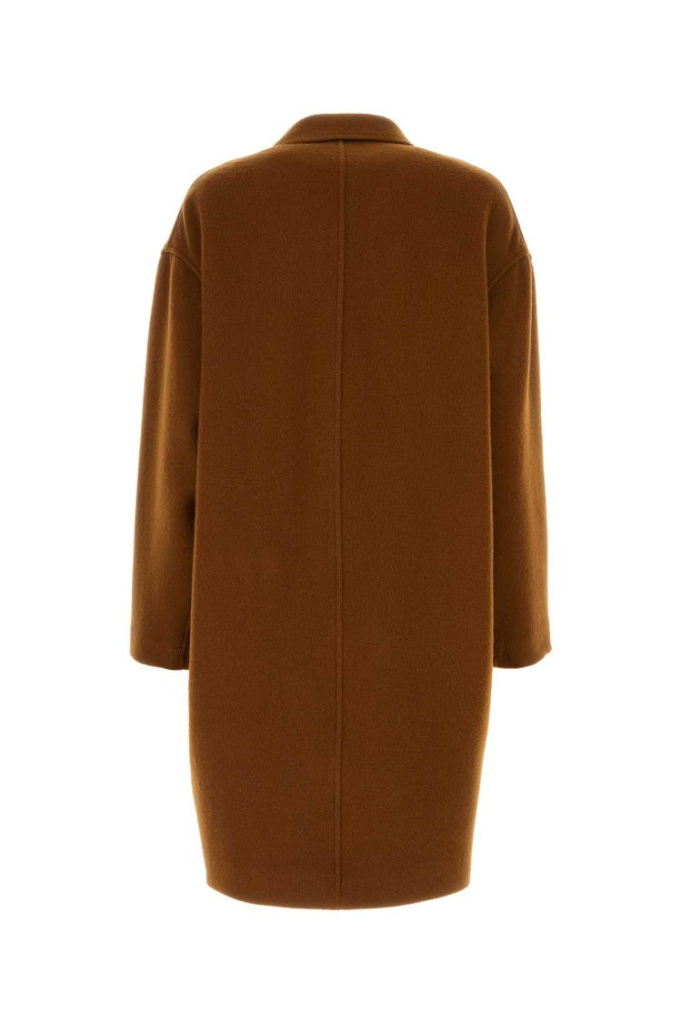 Isabel Marant Caramel Wool Blend Efegozi Coat