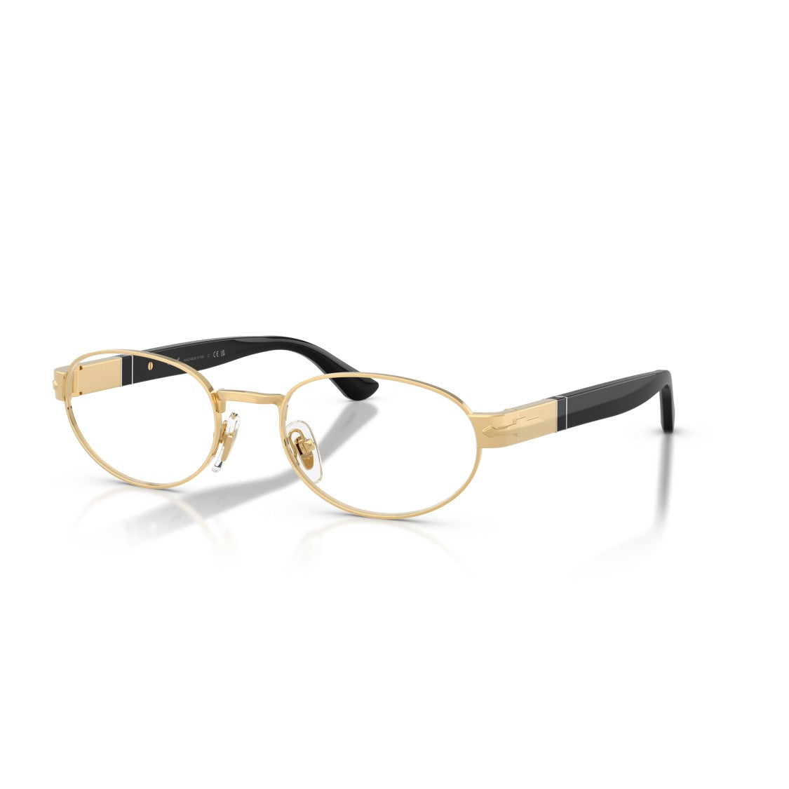 Persol 0Po1026v Oval Metal Frame Eyeglasses