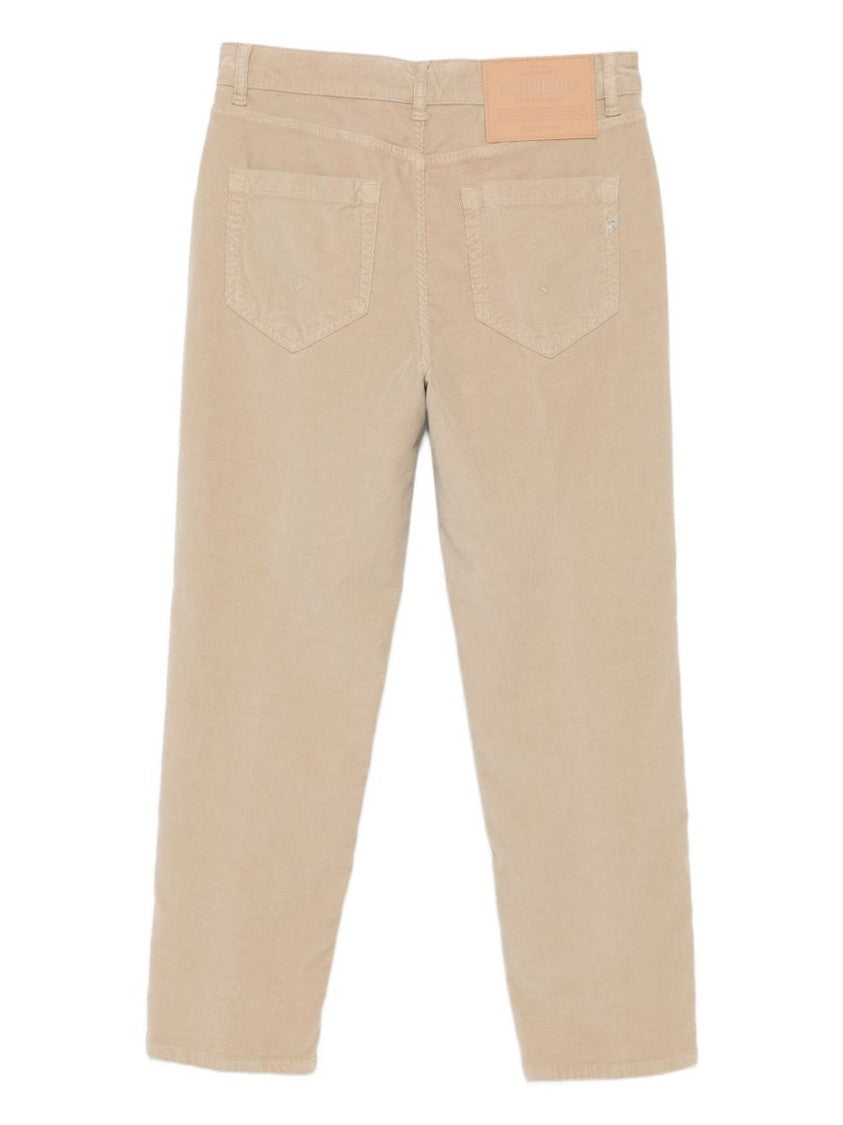 Dondup Classic Straight Leg Beige Jeans