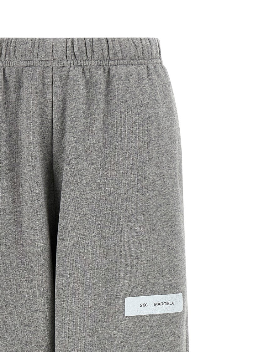 Mm6 By Maison Margiela Cotton Sweatshirt Joggers With Elastic Waistband