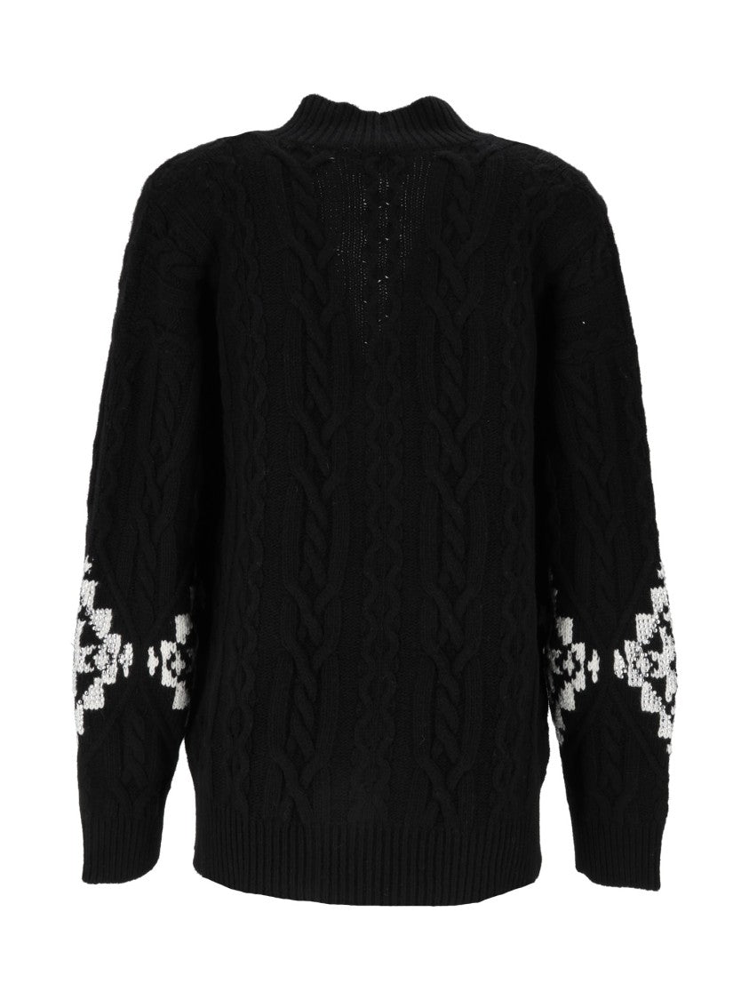 Ermanno Scervino Cardigan Cable Knit Chunky Cardigan