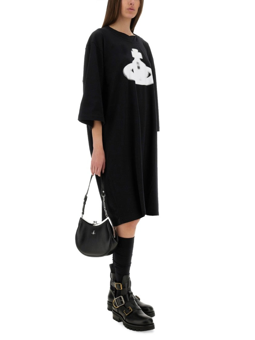 Vivienne Westwood "Halftone Orb Isla" T-Shirt Dress