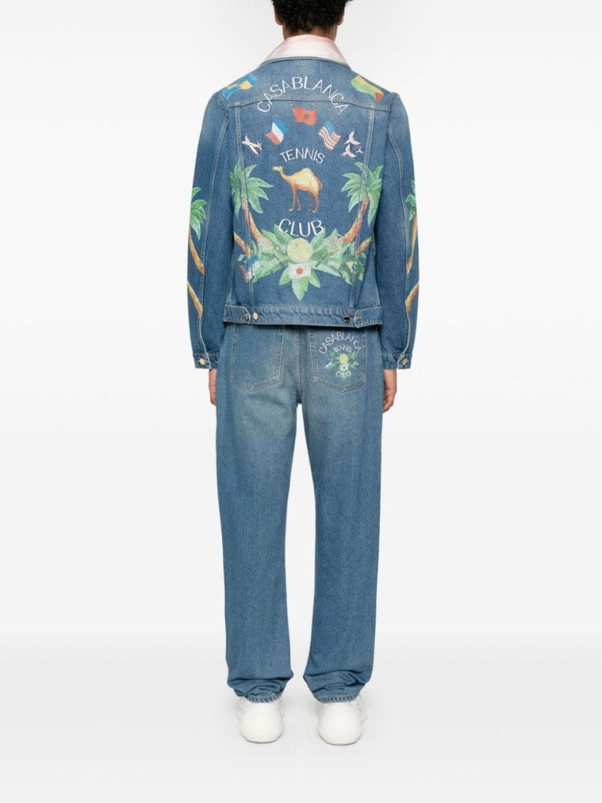 Casablanca Tennis Club Denim Jacket