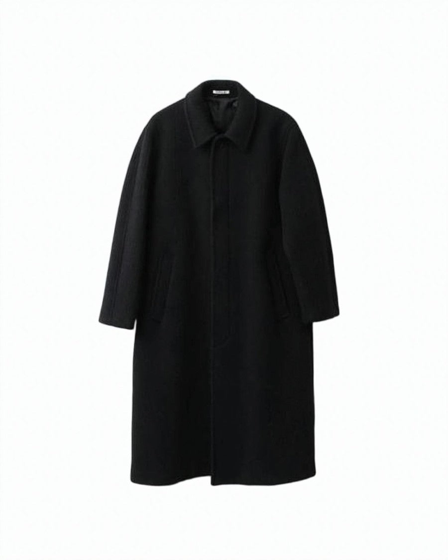 Auralee Long Coat With Classic Collar
